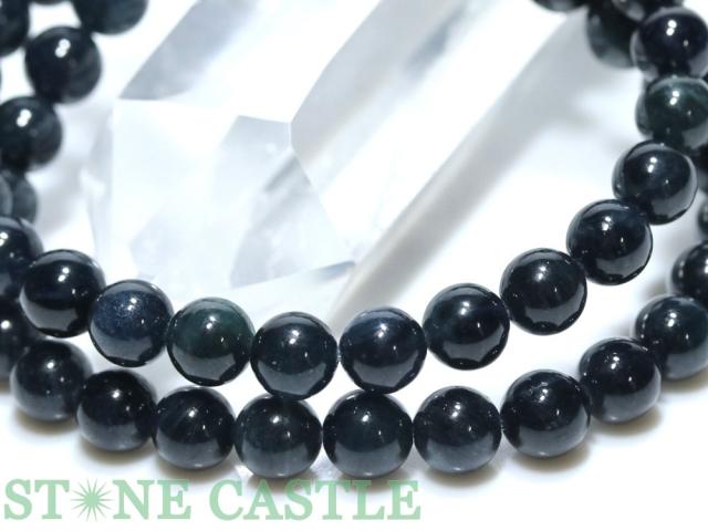 ☆高品質☆【ブレスレット】インディゴライト (ブルートルマリン) (約7〜7.5mm) (ケース付) 天然石 パワーストーン