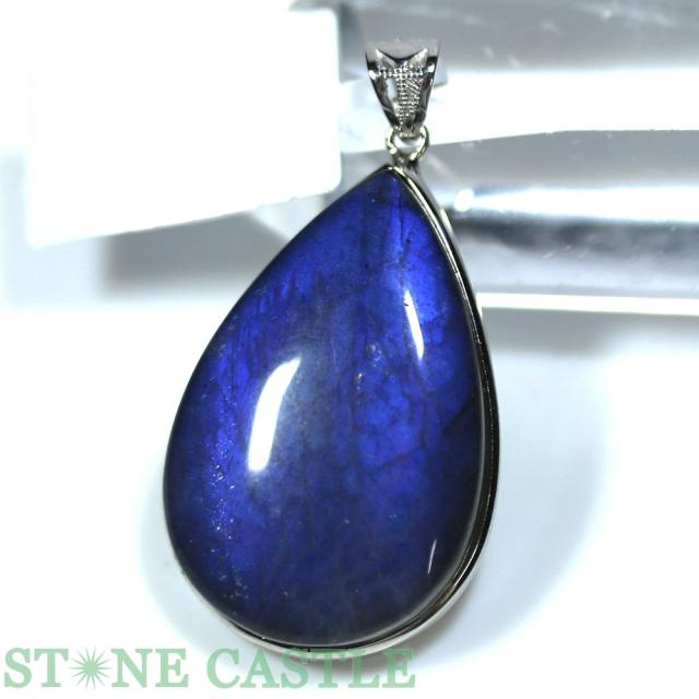 ☆一点物☆【ペンダント】ブラックラブラドライト (スペクトロライト) (3A) (フィンランド産) No.22 天然石 パワーストーン