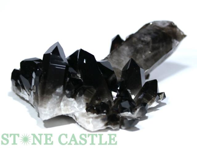 ☆一点物☆【原石】黒水晶クラスター (EX) (アーカンソー産) No.32 天然石 パワーストーン