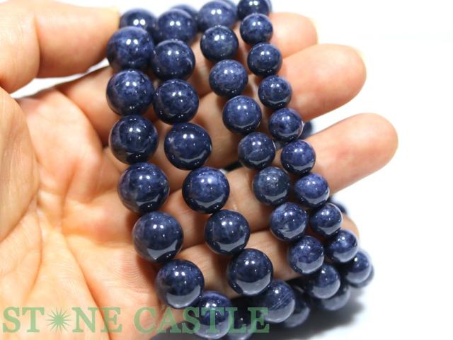 ☆高品質☆【ブレスレット】ブルーサファイア (5A) (約8〜8.5mm) 天然石 パワーストーン_4