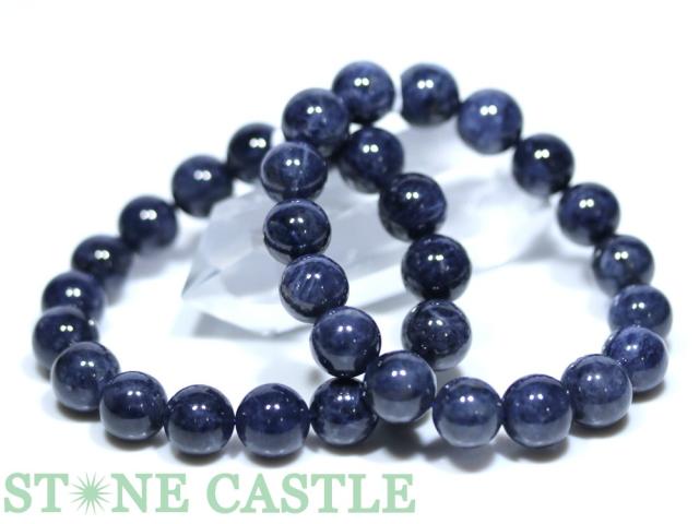 ☆高品質☆【ブレスレット】ブルーサファイア (5A) (約12〜12.5mm) (ケース付) 天然石 パワーストーン
