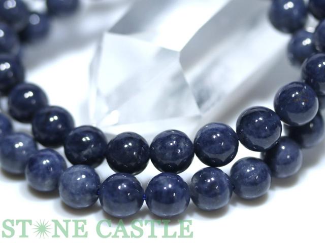 ☆高品質☆【ブレスレット】ブルーサファイア (5A) (約8〜8.5mm) 天然石 パワーストーン_1