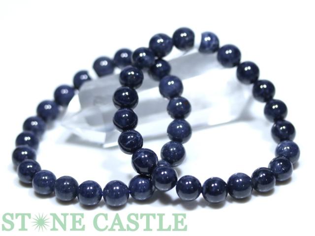 ☆高品質☆【ブレスレット】ブルーサファイア (5A) (約9.5〜10mm) 天然石 パワーストーン