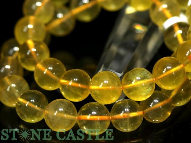 ☆高品質☆【ブレスレット】ゴールデンフローライト (2A) (約14〜14.5mm) 天然石 パワーストーン_2