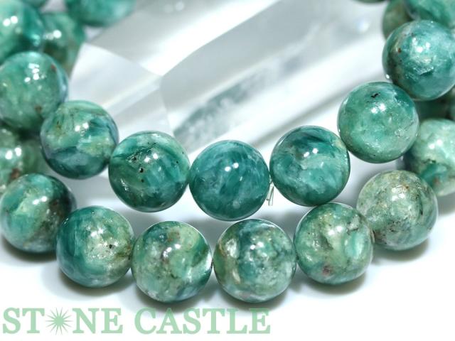 ☆高品質☆【ブレスレット】フラワーグリーンレピドライト (約12.5〜13mm) (ケース付) 天然石 パワーストーン_1