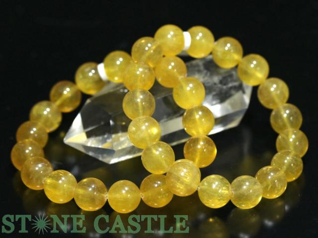 ☆高品質☆【ブレスレット】ラビットヘアオレンジフローライト (約12.5〜13mm) 天然石 パワーストーン