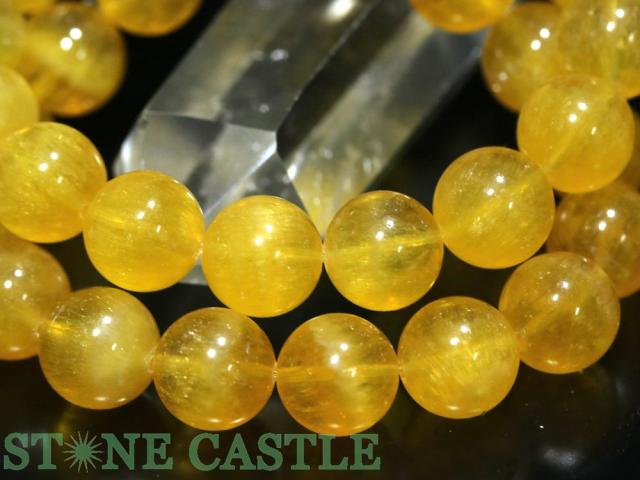 ☆高品質☆【ブレスレット】ラビットヘアオレンジフローライト (約13.5〜14mm) 天然石 パワーストーン_2