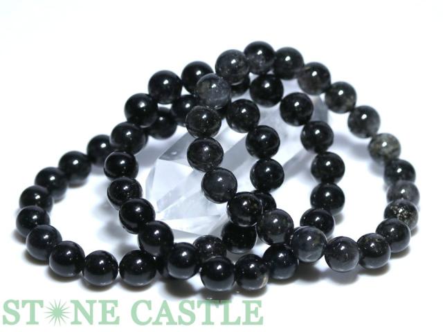 ☆特価アソート☆【ブレスレット】ブラックルチル (濃厚タイプ) (約8〜16mm) (約7〜9本入り) 約300g 天然石 パワーストーン_2