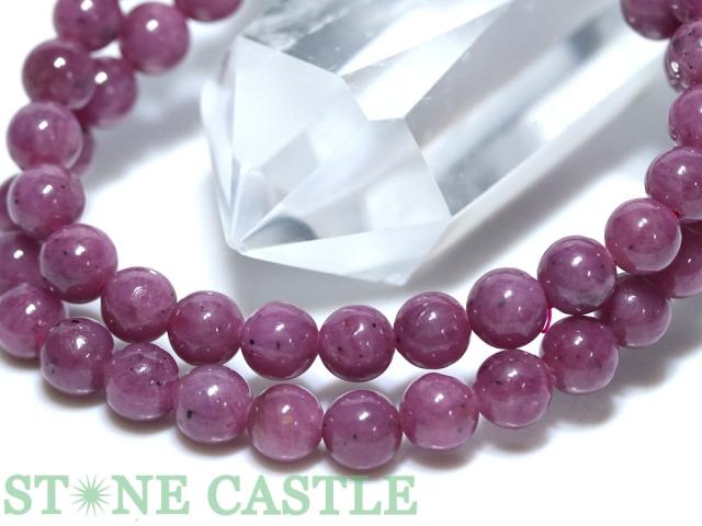 ☆高品質☆【ブレスレット】ルビー (3A) (約6.5〜7mm) 天然石 パワーストーン_4