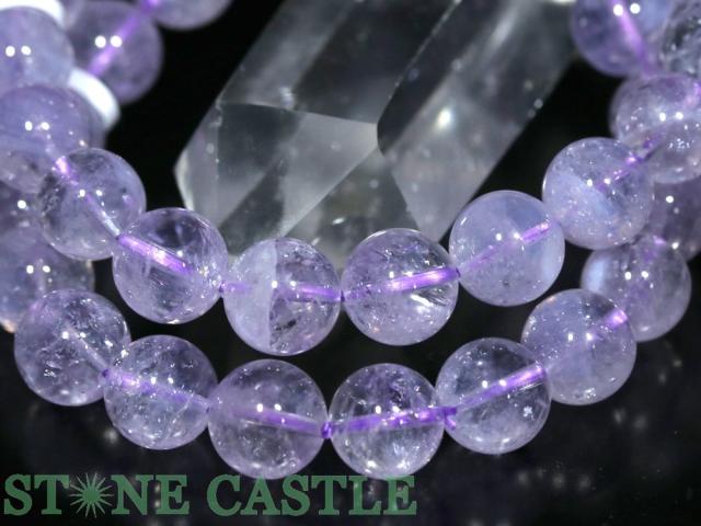 ☆高品質☆【ブレスレット】スコロライト (3A) (レインボー入り) (約10〜10.5mm) 天然石 パワーストーン_4