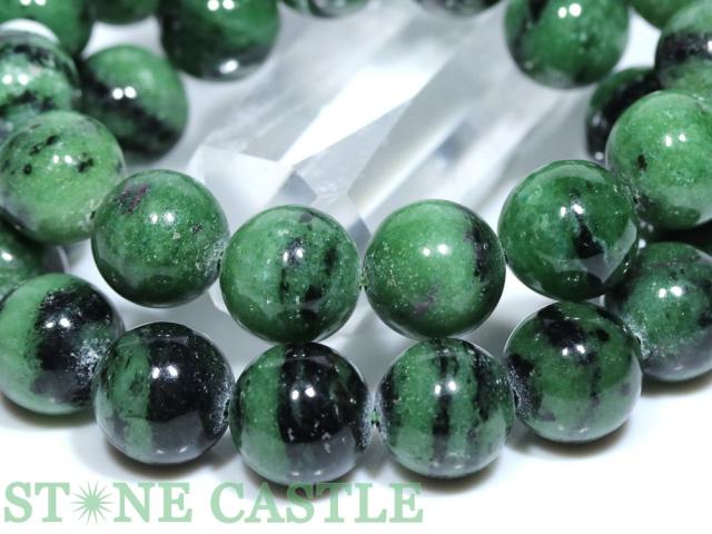 ☆高品質☆【ブレスレット】グリーンゾイサイト (2A) (約14.5〜15mm) 天然石 パワーストーン_2