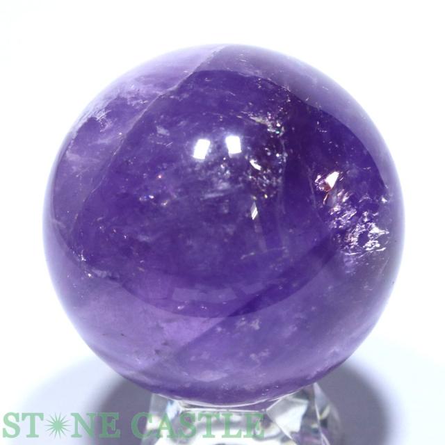 ☆一点物☆【置き石】丸玉 アメトリン (EX) (レインボー入り) 約54mm No.03 天然石 パワーストーン