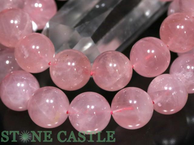 ☆高品質☆【ブレスレット】ディープローズクォーツ (3A) (約14.5〜15mm) 天然石 パワーストーン_1