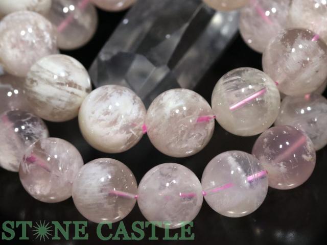 ☆高品質☆【ブレスレット】ピンクガーデンクォーツ (3A) (約15〜15.5mm) (ケース付) 天然石 パワーストーン_3