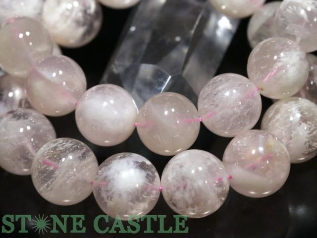 ☆高品質☆【ブレスレット】ピンクガーデンクォーツ (3A) (約15〜15.5mm) (ケース付) 天然石 パワーストーン_4