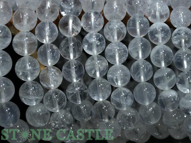 ☆特価アソート☆【ブレスレット】レムリアン水晶 (約9〜15mm) (約8〜9本入り) 約300g 天然石 パワーストーン_3