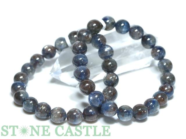 ☆高品質☆【ブレスレット】ブラッドショットカイヤナイト (約10〜10.5mm) 天然石 パワーストーン