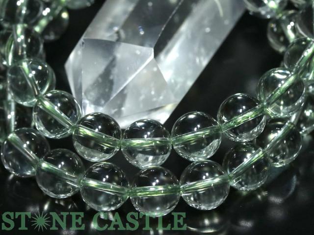 ☆高品質☆【ブレスレット】グリーンアメジスト (5A) (約10.5〜11mm) 天然石 パワーストーン_2