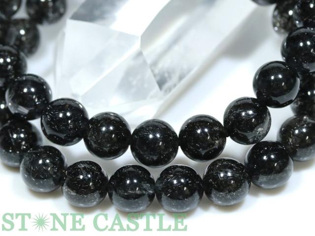 ☆高品質☆【ブレスレット】ブラックブロンズタイチンルチルクォーツ (6A) (約9.5〜10mm) (ケース付) 天然石 パワーストーン_4