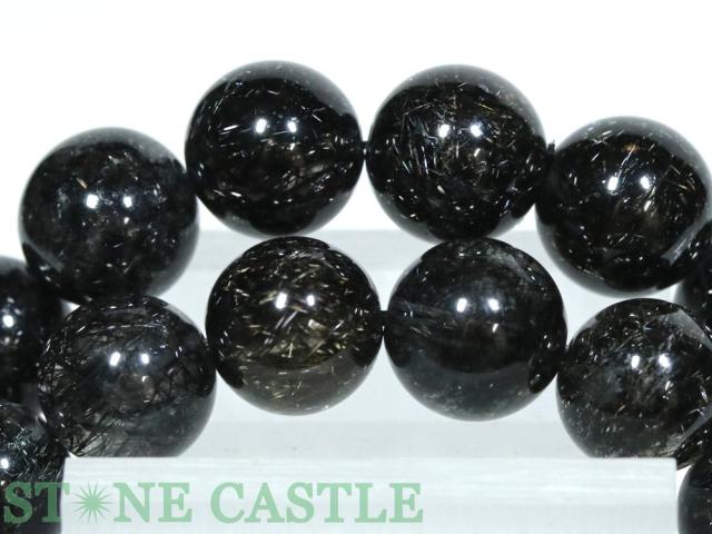 ☆高品質☆【ブレスレット】ブラックブロンズタイチンルチルクォーツ (6A) (約9.5〜10mm) (ケース付) 天然石 パワーストーン_2