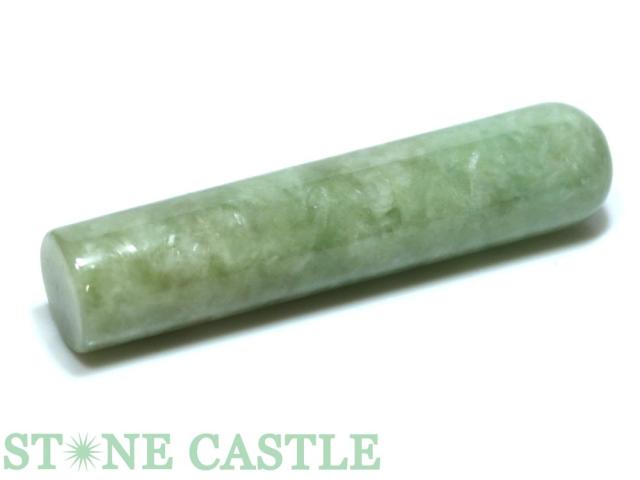 ☆一点物☆【開運＆風水アイテム】本翡翠 印鑑 No.04 約14x63mm 手彫り彫刻代金込み 天然石 パワーストーン