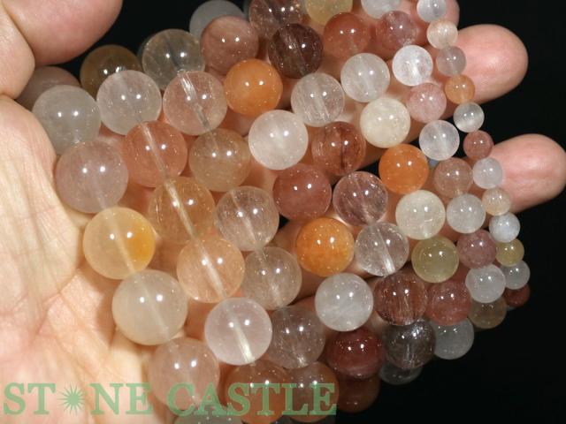 ☆高品質☆【ブレスレット】サゲニティッククォーツ (3A) (約13〜13.5mm) (ケース付) 天然石 パワーストーン_3