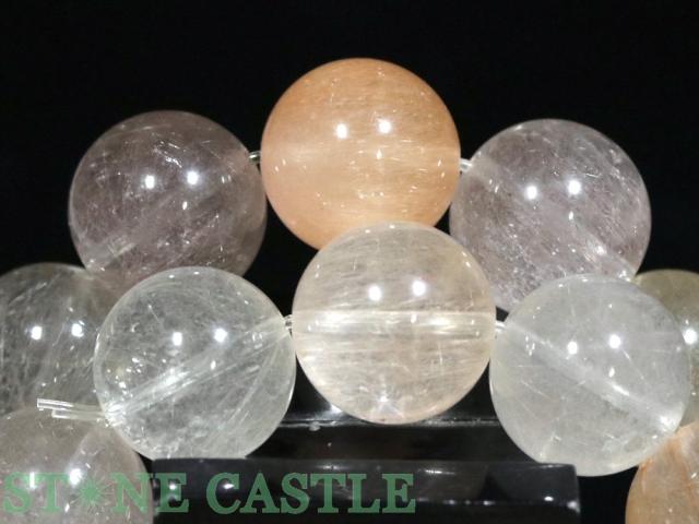 ☆高品質☆【ブレスレット】サゲニティッククォーツ (3A) (約13〜13.5mm) (ケース付) 天然石 パワーストーン_4