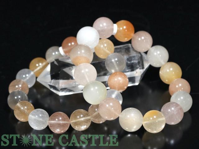 ☆高品質☆【ブレスレット】サゲニティッククォーツ (3A) (約15〜15.5mm) (ケース付) 天然石 パワーストーン