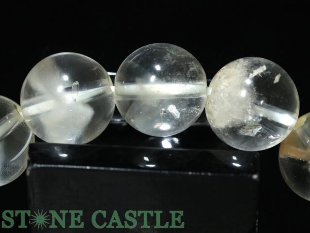 ☆一点物☆【ブレスレット】クラスターインクォーツ (ラビットヘアファントム入り) (約11.5〜12mm) 9219F (鑑別書付) (ケース付) 天然石 パワーストーン_4