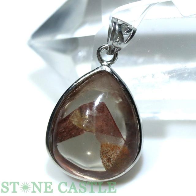 ☆一点物☆【ペンダント】ファントムクォーツ (山入り水晶) No.23 天然石 パワーストーン