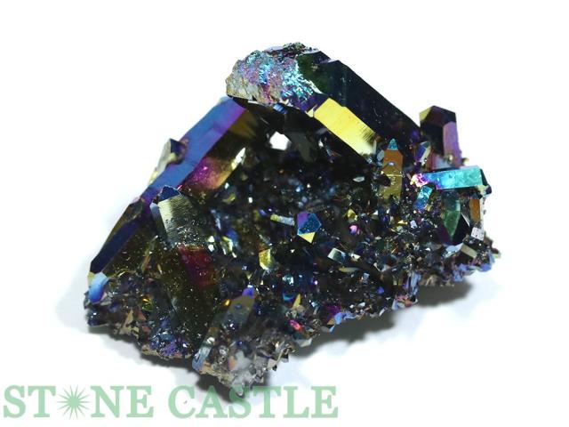☆一点物☆【原石】ブラックアクアオーラクラスター (アーカンソー産) No.83 天然石 パワーストーン