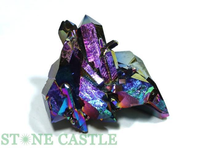 ☆一点物☆【原石】ブラックアクアオーラクラスター (アーカンソー産) No.88 天然石 パワーストーン