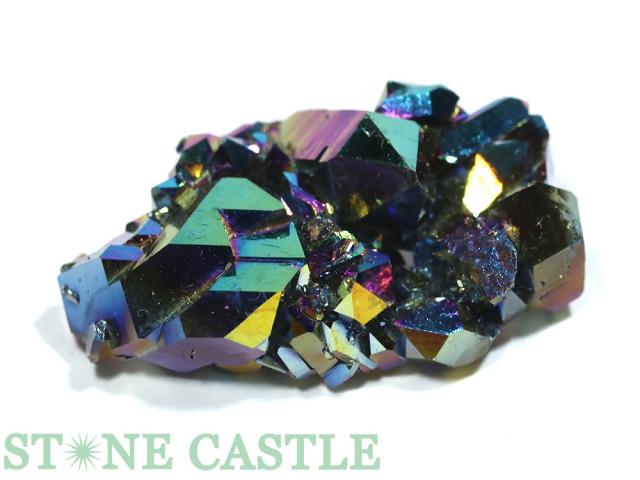 ☆一点物☆【原石】ブラックアクアオーラクラスター (アーカンソー産) No.90 天然石 パワーストーン