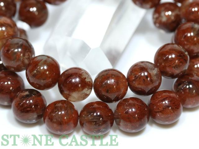 ☆高品質☆【ブレスレット】レッドガーデンクォーツ (約12〜12.5mm