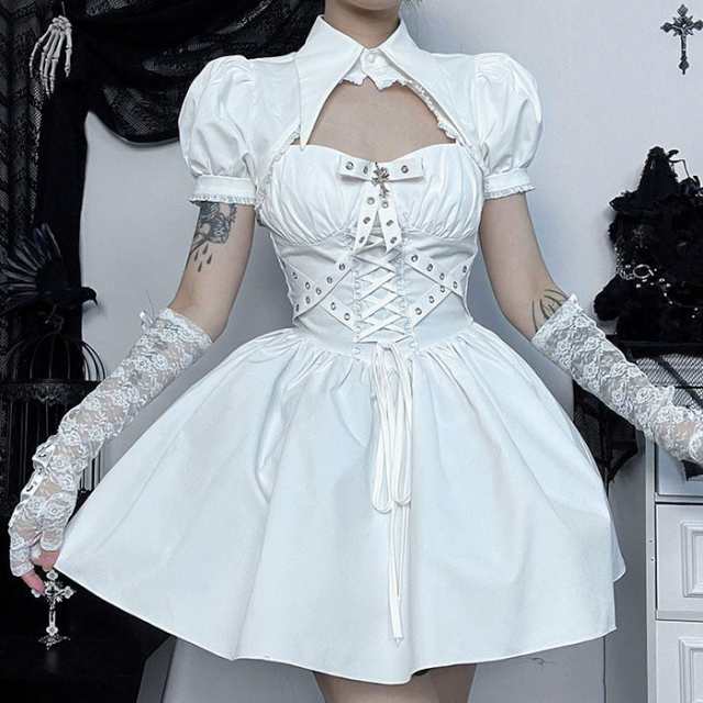 ワンピース ゴスロリ ワンピース 黒 ドレス 衣装 服 ゴシック ワンピース ゴスロリ ワンピース 黒 ドレス 衣装 服 ゴシック