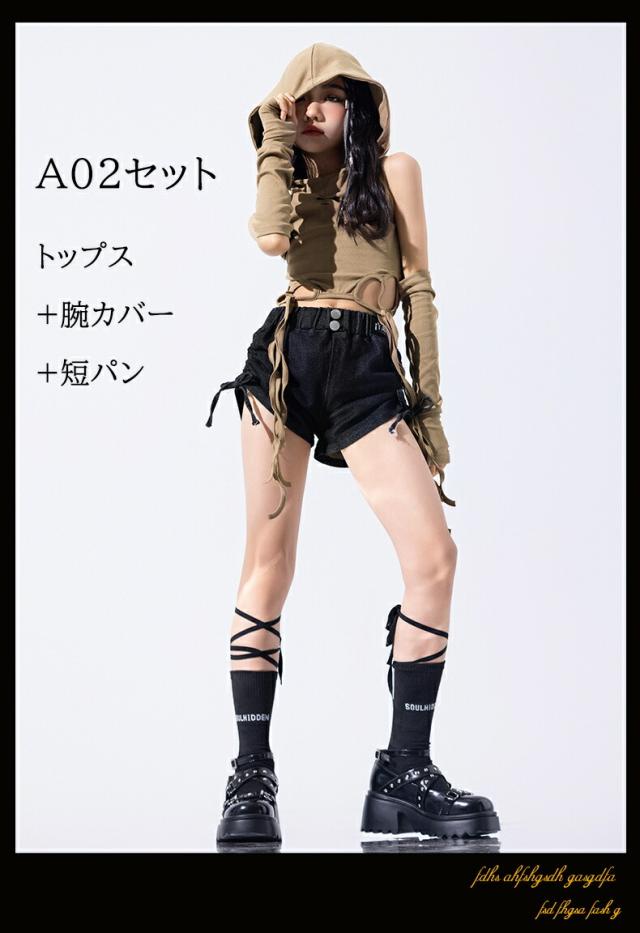 砂色 黒 グレー ダンス衣装 単品orセットキッズ チアガール 女の子 演出服 おしゃれキッズ ベビー マタニティ キッズファッション スーツ カジュアルセットアップ カジュアルパンツセットの通販は