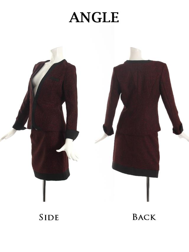 キャバスーツ 大きいサイズ コンパニオン 制服 ママ スーツ フォーマル