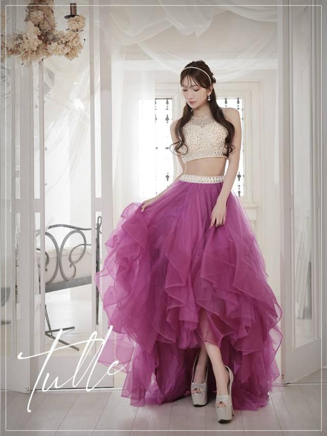 セットアップドレス Ryuyu 豪華 バースデー キャバクラドレス ロング