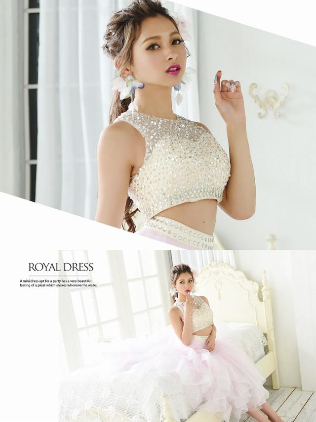 セットアップドレス Ryuyu 豪華 バースデー キャバクラドレス ロング