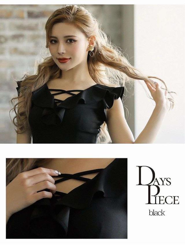 キャバ ドレス キャバクラ ミニドレス パーティードレス DaysPiece 膝丈 フリル タイト マーメイド_2