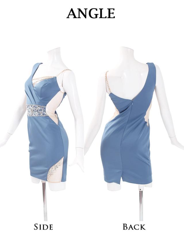 ミニドレス AngelR エンジェルアール AngelR ビジューストラップ
