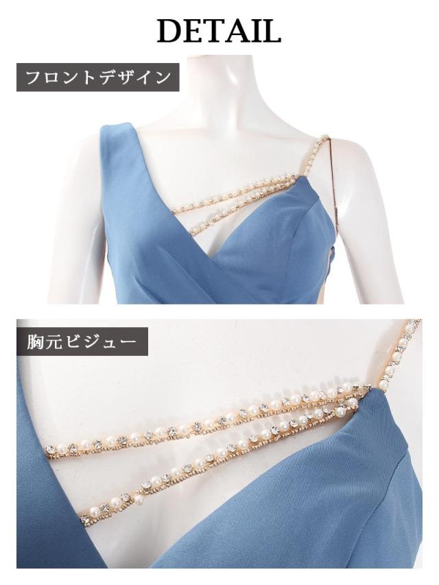 ミニドレス AngelR エンジェルアール AngelR ビジューストラップ