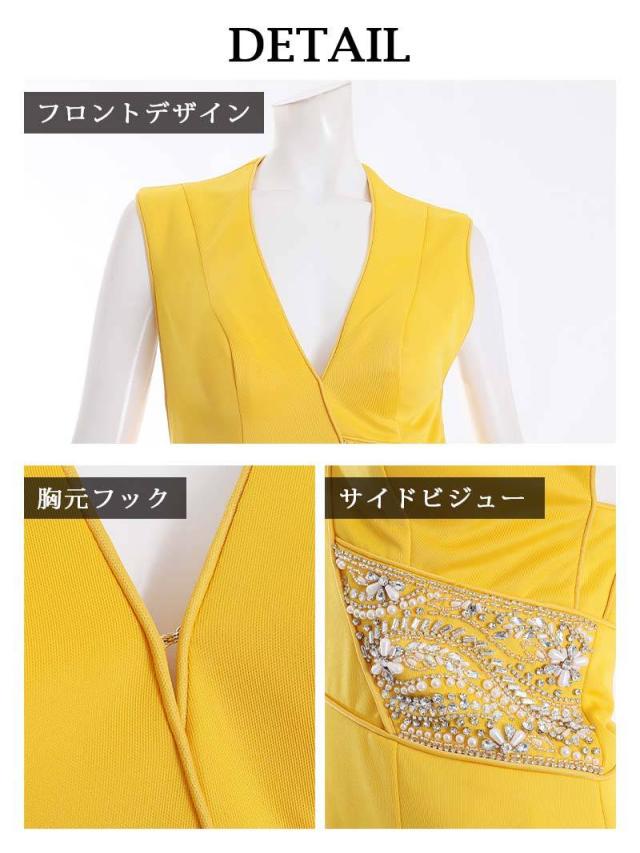 ミニドレス veautt ヴュート Veautt 膝丈 黒 白 ワンカラー 小さいサイズ キャバ ドレス キャバドレス ミニド_8