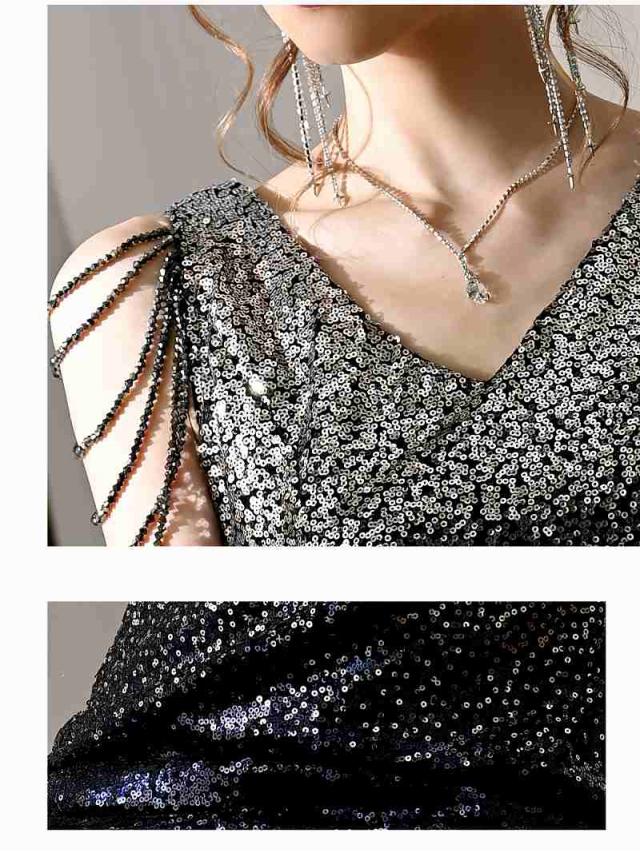 キャバドレス キャバ ドレス キャバクラ ミニドレス パーティードレス Belsia ミディ丈 グラデーション キャバ嬢 クリスマスドレス_10