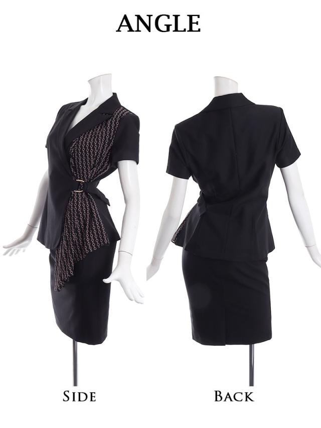 予約販売 キャバスーツ Belsia.LUX サマースーツ 半袖 XXL 大きい