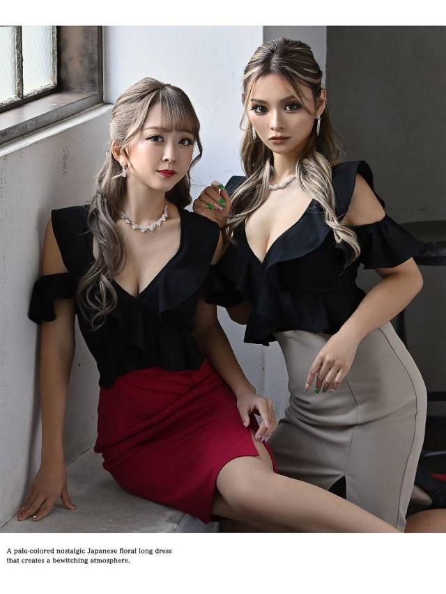 キャバ ドレス キャバドレス ミニドレス ミニ キャバクラドレス キャバクラ パーティードレス セクシー 韓国ドレス 韓国 Ry_10