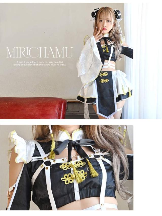 コスプレ 衣装 コスチューム コンパニオン 衣装 パーティー 仮装 Ryuyu キョンシー チャイナ 袖付き 体型カバー_11