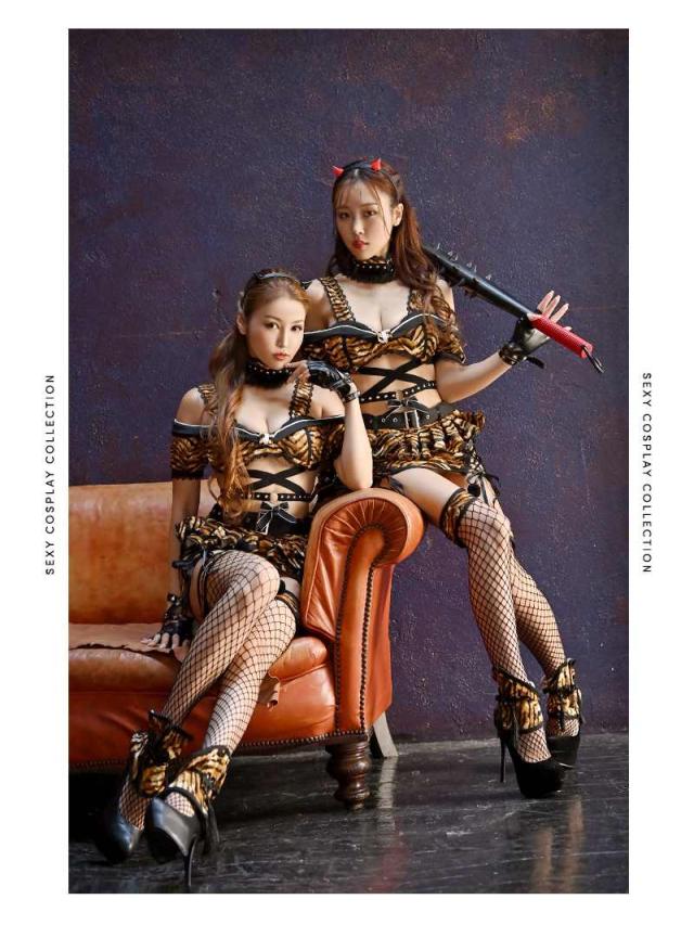 コスプレ 衣装 コスチューム コンパニオン 衣装 パーティー 仮装 Ryuyu 鬼 虎 アニマル エロい_1