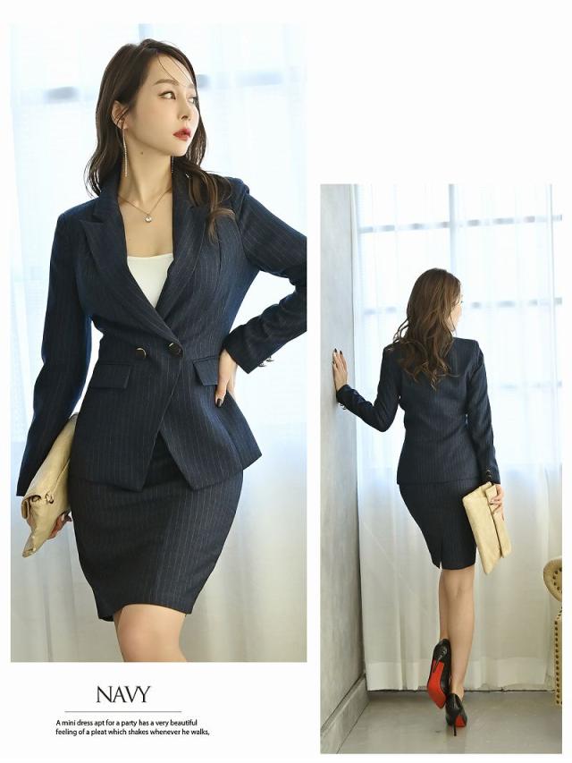 キャバスーツ Belsia.LUX ネイビー S 5L シンプル サイズ展開豊富