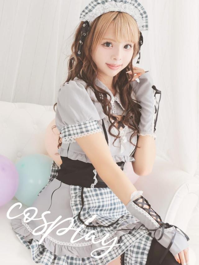 キャバコスプレ Ryuyu チェック柄 メイド服 メイド 制服 男ウケ コスプレ 衣装 コスプレ衣装 ハロウィン ハロウィンコ_10